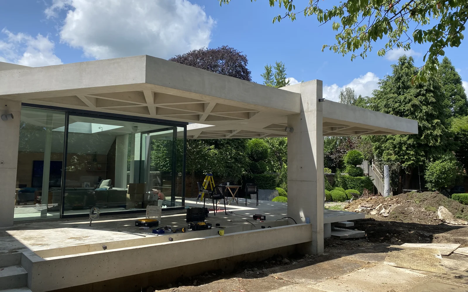 Concrete Pergola in Oxford