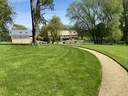 path leading up to pool house