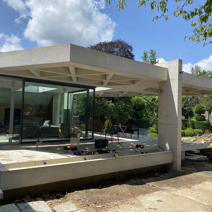 Concrete Pergola in Oxford