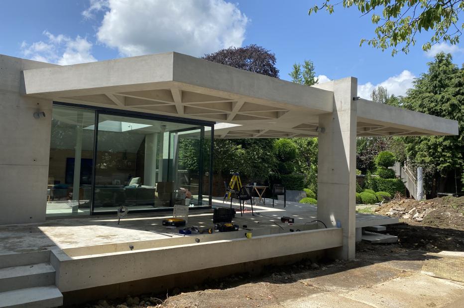 Concrete Pergola in Oxford